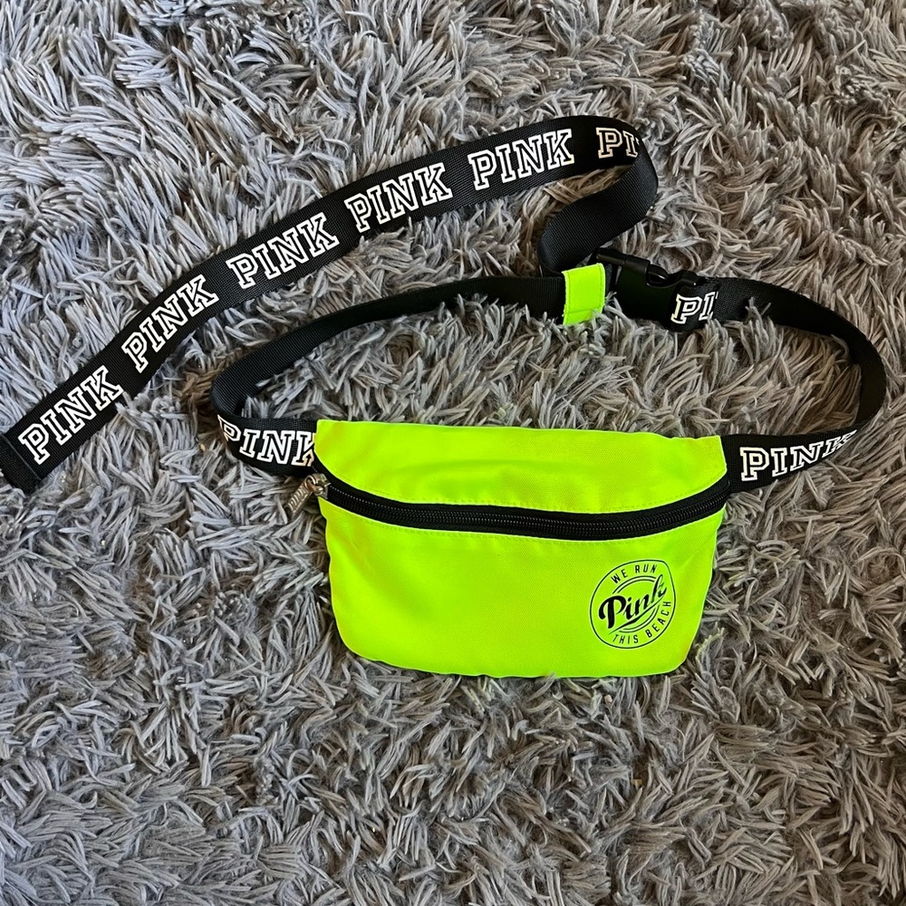 Neon Green Victorias Secret PINK Fanny Pack